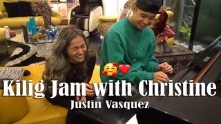 Kilig Jam with Christine- Justin Vasquez || Sweet Collab