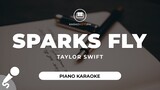 Sparks Fly - Taylor Swift (Piano Karaoke)