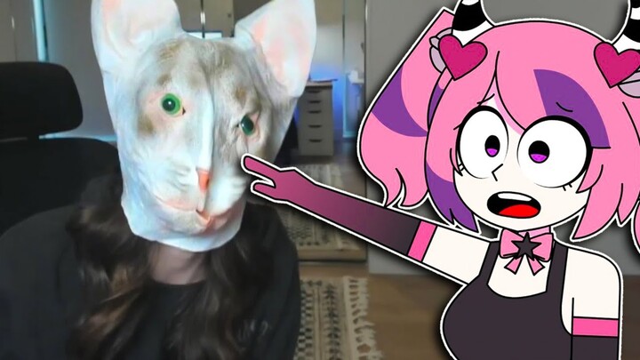 Ironmouse Reacts To Nyanners Accidental IRL Face Reveal