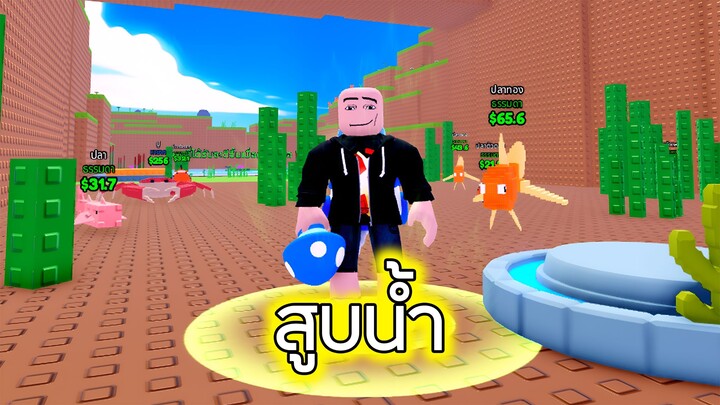 Roblox : สูบน้ำออกให้หมดบ่อ - Drain Water Per Click