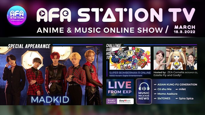 AFA Station TV Anime & Music Online Show March 2022