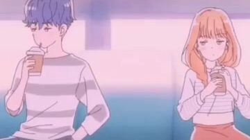 Cute anime couple 💜