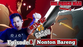 Nonton Bareng! |Garou vs Metal Bat |One Punch Man season 2 episode 5 reaction |sub indo |eng sub
