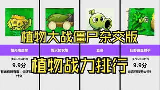 植物大战僵尸杂交版-植物战力排行虎扑评分【虎扑锐评】