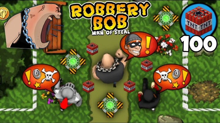 Robbery Bob - All Costumes Funny Video Game Part 229