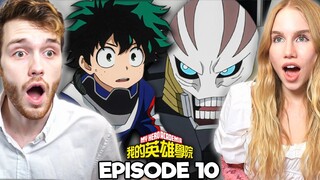 DEKU, TSU & MINETA VS THE WATER VILLAINS!! | My Hero Academia S1E10 REACTION