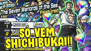 GASTEI NO NOVO BANNER DOS SHICHIBUKAI E ME SURPREENDI COM UM DETALHE !!【One Piece Bounty Rush】