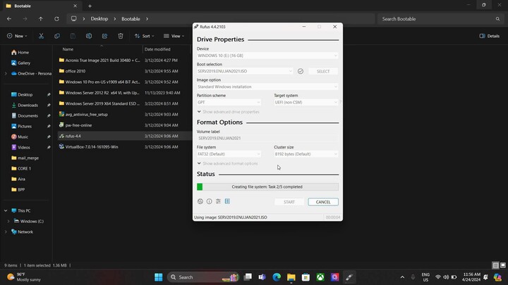 Create an Installer Client PC Windows 10 Through USB