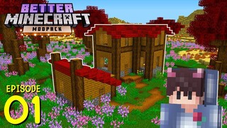 AWAL MULA YANG BARU & KETEMU RUMAH PERTAMA! - Better Minecraft Modpack Eps. 1