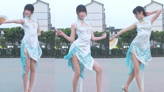 穿旗袍在学校跳舞 好害羞！【咏春】