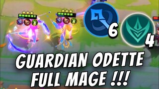 ODETTE TANK MODE FULL MAGIC ITEM !! 3 STAR WANWAN ELIMINATED !! MAGIC CHESS MOBILE LEGENDS