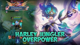 HARLEY JUNGLER DAMAGE NYA TERLALU OP!! - Mobile Legends