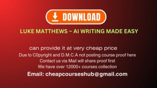 Luke Matthews – AI Writing Made Easy