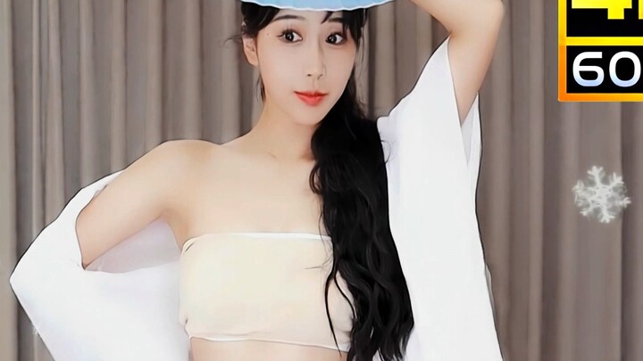 【4K60fps】【Xiao Shen Shen Er】❀Ancient style❀So smooth❀ "Listening to the rain at night in a small bui