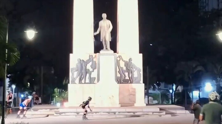 Skating with muy friends