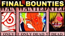 FINAL BOUNTY NG STRAWHATS! 1075 | One Piece Tagalog Analysis