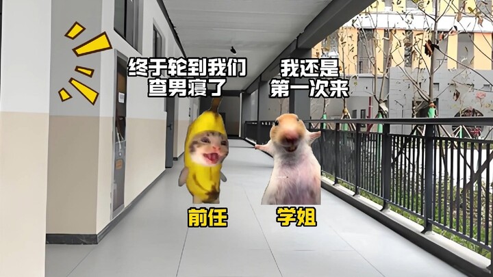 ตอนที่อาจารย์หอมาตรวจห้องพัก แล้วพบว่าฉันกำลังร้องเพลงอยู่