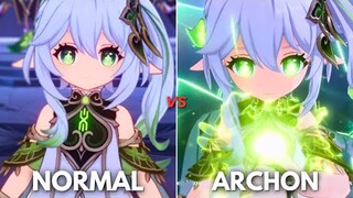 Archon vs Normal Nahida [ Genshin Impact ]