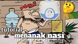 cara menanak/memasak nasi yang benar//animasi lucu terbaik