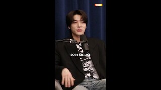 “cause he doesn’t talk a lot” 🤣