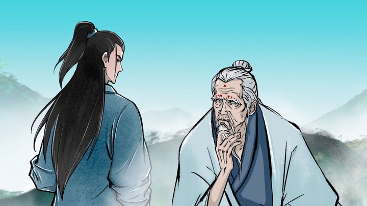 Mortal Ink Painting: Luo Lao's instructions, I feel a little emotional after reading it