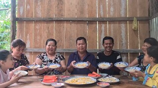 Lần Đầu Lấy Chuối Sáp Chín Cây Làm Món Này Cho Cả Nhà Cùng Thưởng Thức |TKQ & Family T1007