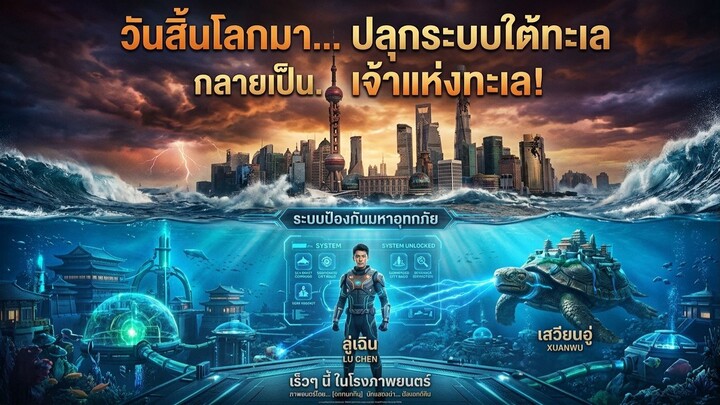 (เต็มเรื่อง)วันสิ้นโลกมา  แต่ปลุกระบบใต้ทะเล กลายเป็นเจ้าแห่งทะเล!
