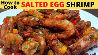 SALTED EGG SHRIMP |  Salted Egg Yolk Prawns | EASY RECIPE