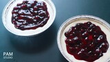 บลูเบอร์รี่ชีสพาย ไม่อบ ใช้วัตถุดิบเพียง 6 อย่าง ครีมชีสทำเอง Blueberry Cheese Pie | Pam Studio