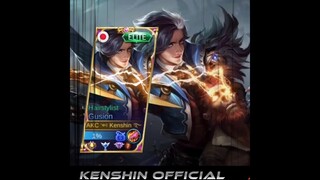 CAN YOU PLEASE DISCOVERED ME AS A NEW GUSION PRO?? KENSHIN PLAYS SHORTMONTAGE GUSION MOBILE LEGENDS