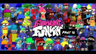 FNF vs Dave and Bambi ALL Characters Name PART 16 | Universal Collision Multiverse Stunning Madness
