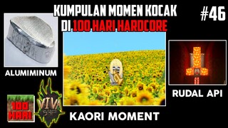 Kumpulan MOMEN KOCAK di 100 HARI MINECRAFT dan VIVA SMP S2 !! Part 46