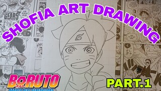 drawing Boruto part.1