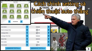 Cách chỉnh Setting và chiến thuật để đá thắng đối thủ mạnh trong Dream League Soccer 2021