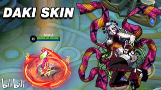 SKIN REVIEW  || DAKI Skin in Mobile Legends 🔥