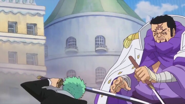 The only person who asked Zoro to pass by - Fujitora smiles and fights