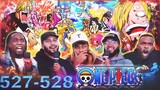SANJI ALMOST DIES...FROM BEING THIRSTY! One Piece eps 527/528 Reaction