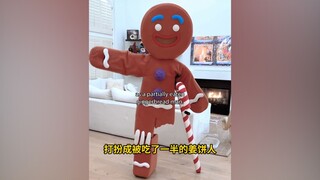 独腿小哥的创意装扮：火烈鸟、台灯、充气舞人、显微镜...他好乐观！