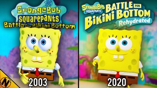 Spongebob: Battle for Bikini Bottom - Rehydrated vs Original | Direct Comparison