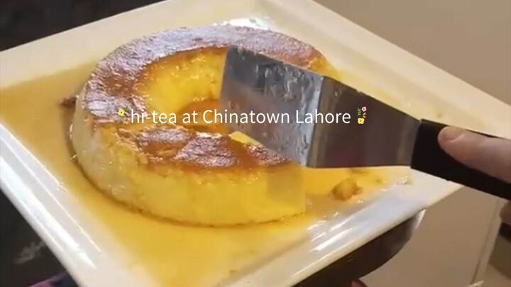 A little food break at China Town Lahore ✨🍰🍜Enjoyed a delicious Hi-Tea Buffet♥️