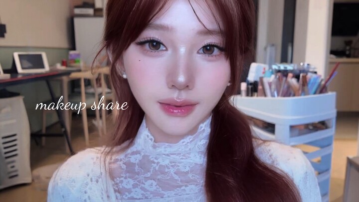 Jang Won-young Makeup Tutorial | Lace & Soft Glow | Goddess-Like Natural Makeup Takes Beauty to the 