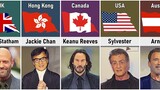 Most Popular Actors From Different Countries