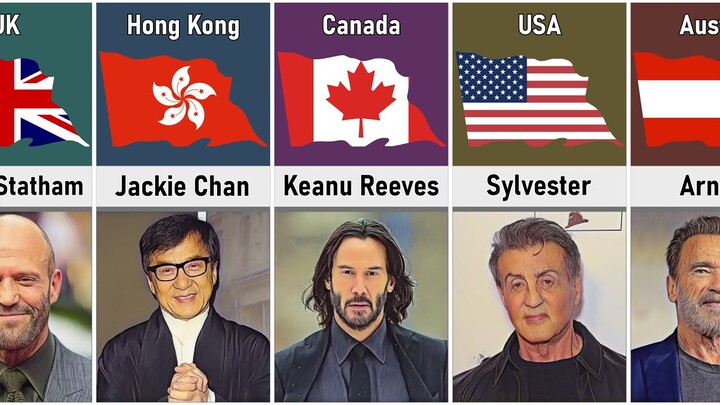 Most Popular Actors From Different Countries