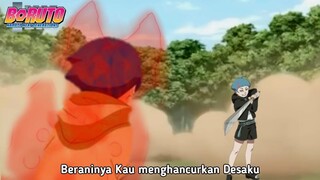 Himawari mengamuk Daemon muncul Hancurkan Konoha, Duel Para Bocil Era Boruto - Jubah Kyubi Bangkit