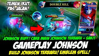 GAMEPLAY JOHNSON TERBARU ❗ EMBLEM & BUILD JOHNSON TERKUAT 2023 ❗ CARA MAIN & TUTORIAL JOHNSON DAMAGE