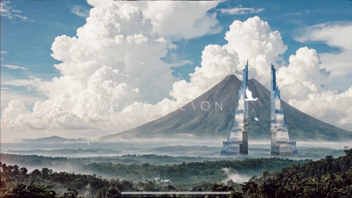 White Heron & Mountain #8