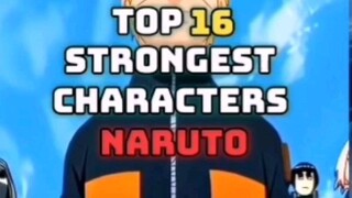 Top 16 Strongest Characters Naruto #anime #narutoshippuden