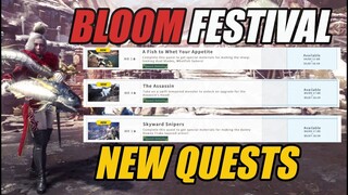 FULL BLOOM FESTIVAL | MHW: ICEBORNE - NEW QUESTS, LAYERED ARMOR , PENDANTS , PALICO ARMOUR