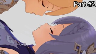 What people do in this situation? Part 2 (Aether x Keqing) | [MMD] Genshin Impact Animation