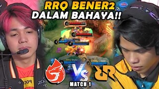 GILA INI RRQ BENER2 DALAM BAHAYA!! PERTAMAKALINYA RRQ DIBANTAI SEGININYA COY!! - RRQ VS AURA MATCH 1